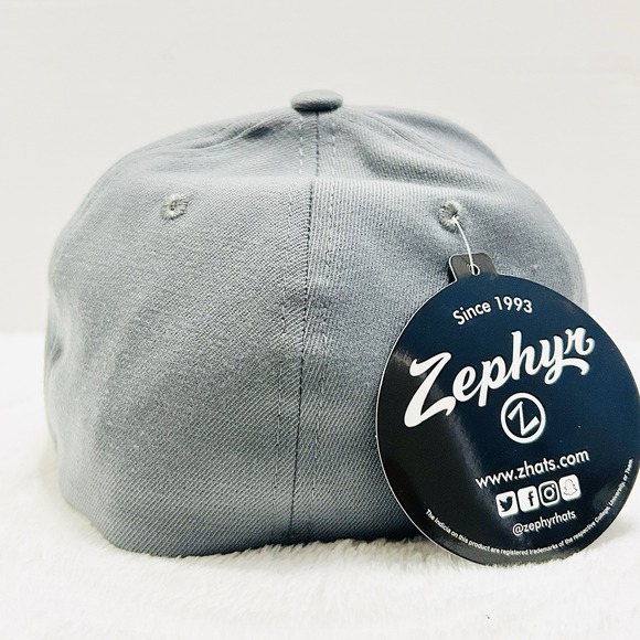 Zephyr Arizona Wildcats‎ Script Patch Hat Cap Stretch Flex Large Gray NCAA - Picture 4 of 5